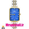 ساعت دنیل ولینگتون زنانه چهارگوش دو رنگ طلایی صفحه ابی Daniel Wellington 021194