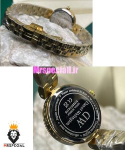 ساعت زنانه دنیل ولینگتون کوارتز طلایی صفحه سفید Daniel Wellington 021152