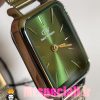 ساعت زنانه دنیل ولینگتون چهارگوش بند حصیری استیل صفحه سبز Daniel Wellington Quadro 020877