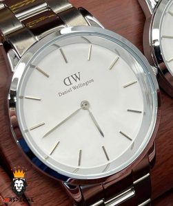 ساعت ست مردانه و زنانه دنیل ولینگتون استیل صفحه سفید Daniel Wellington 2566