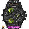 ساعت دیزل هفت موتوره مردانه چرم صفحه مشکی Diesel MR.daddy 021033