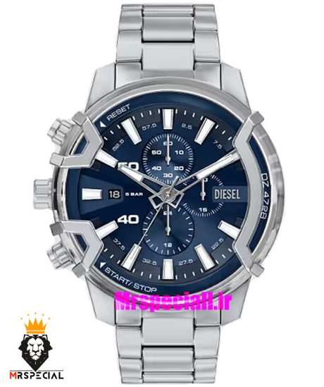 ساعت مچی مردانه دیزل کرنوگراف استیل صفحه ابی DIESEL Chronograph griffed 01778