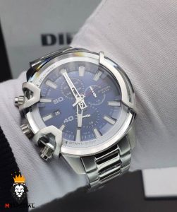 ساعت مچی مردانه دیزل کرنوگراف استیل صفحه ابی DIESEL Chronograph griffed 01778