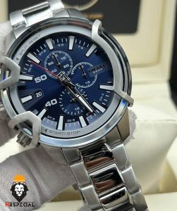 ساعت مچی مردانه دیزل کرنوگراف استیل صفحه ابی DIESEL Chronograph griffed 01778