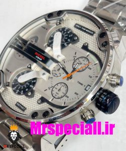 ساعت دیزل هفت موتوره مردانه استیل صفحه سفید diesel MR.daddy 020718
