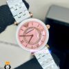 ساعت امپریو ارمانی زنانه سفید سرامیک صفحه صدف صورتی 021230 EMPORIO ARMANI