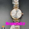 ساعت امپریو ارمانی زنانه استیل دو رنگ رزگلد صفحه سفید 020707 EMPORIO ARMANI