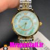 ساعت امپریو ارمانی زنانه استیل دو رنگ طلایی صفحه صدف 020709 EMPORIO ARMANI