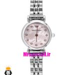 ساعت امپریو ارمانی زنانه استیل صفحه صدف سفید 021417 EMPORIO ARMANI