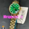 ساعت امپریو ارمانی زنانه طلایی صفحه سبز 020713 EMPORIO ARMANI