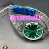 ساعت امپریو ارمانی زنانه استیل صفحه سبز 020712 EMPORIO ARMANI