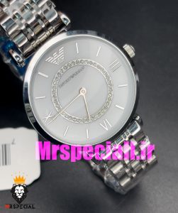 ساعت امپریو ارمانی زنانه استیل صفحه صدف سفید 020711 EMPORIO ARMANI