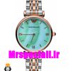 ساعت امپریو ارمانی زنانه استیل دو رنگ رزگلد صفحه صدف 020708 EMPORIO ARMANI