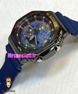 ساعت کاسیو جیشاک ابی صفحه رنگی Casio g-shock gm-2100 021354 