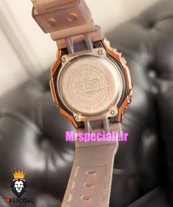 ساعت کاسیو جیشاک بند رابر قهوه ای قاب رزگلد صفحه قهوه ای Casio g-shock GA-2100 021689