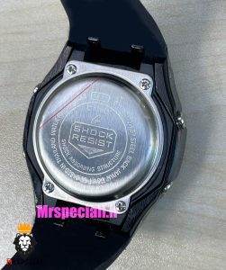 ساعت کاسیو جیشاک بند رابر مشکی صفحه مشکی Casio g-shock gm-2100 021419 