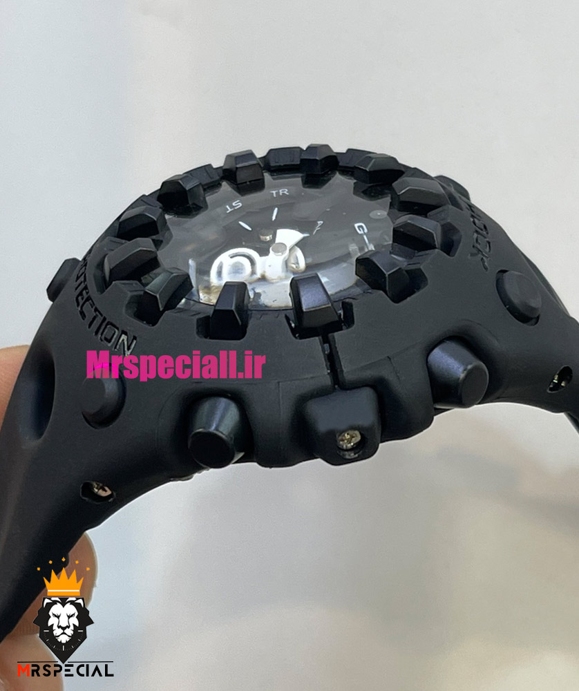 ساعت جیشاک مردانه مشکی صفحه مشکی 021424 G-SHOCK ANALOG-DIGITAL Black GA-V01-1A