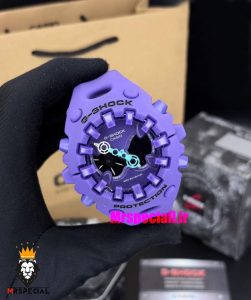 ساعت جیشاک پروتکشن بنفش صفحه بنفش 021427 CASIO G-SHOCK ga-v01 Protection GA-V01-1A 