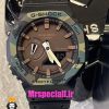 ساعت کاسیو جیشاک بند رابر مشکی قاب سبز ارتشی صفحه قهوه ای Casio g-shock gm-2100 021458