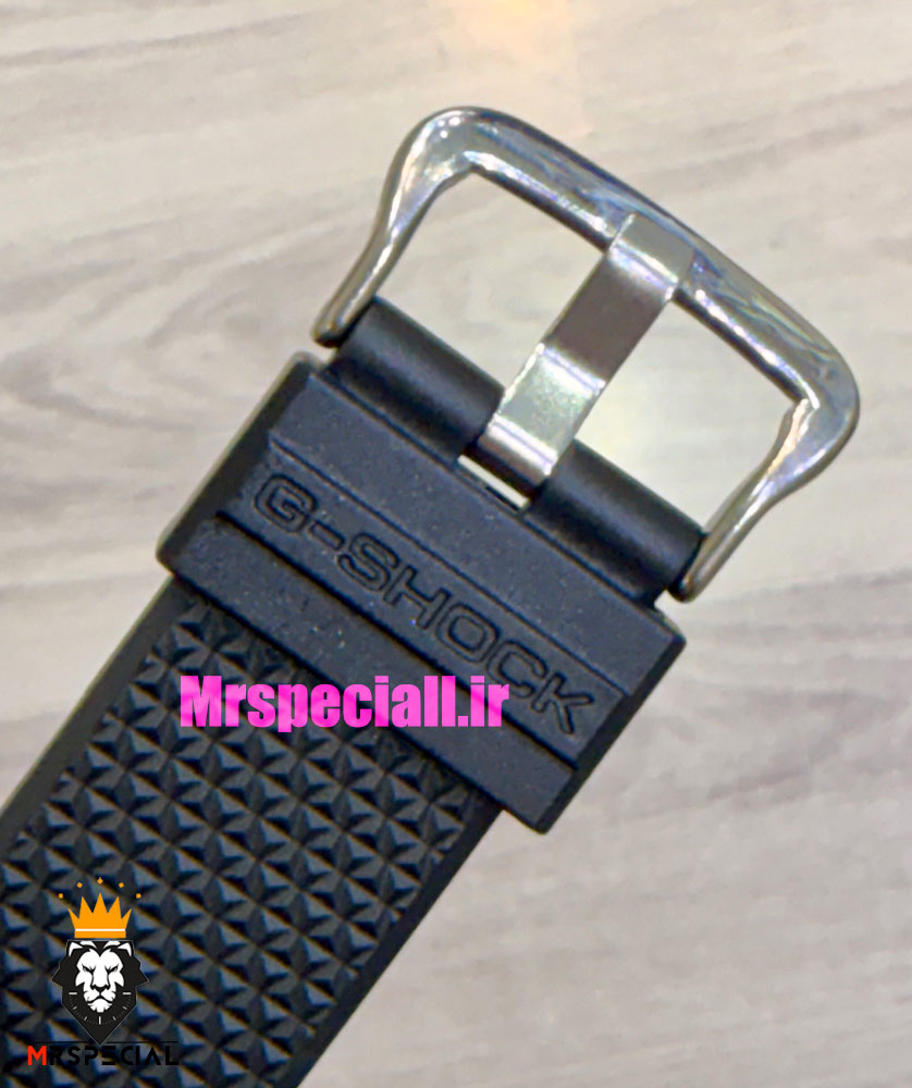 ساعت کاسیو جیشاک بند رابر مشکی قاب استیل صفحه مشکی Casio g-shock GST-B400 021665