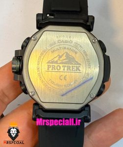 ساعت کاسیو پروترک مردانه بند رابر مشکی صفحه مشکی 021536 Casio ProTrek PRW-6600Y‏
