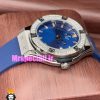 ساعت هابلوت زنانه کوارتز طلایی نگین باگت بند رابر ابی صفحه ابی HUBLOT BIG BANG 020993