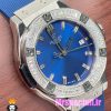 ساعت هابلوت زنانه کوارتز طلایی نگین باگت بند رابر ابی صفحه ابی HUBLOT BIG BANG 020993
