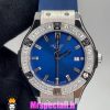 ساعت هابلوت زنانه کوارتز طلایی نگین باگت بند رابر ابی صفحه ابی HUBLOT BIG BANG 020993