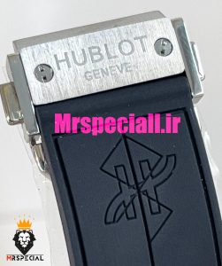 ساعت مچی مردانه هابلوت کرنوگراف استیل بند رابر 01695 HUBLOT BIG BANG SANG BLEU