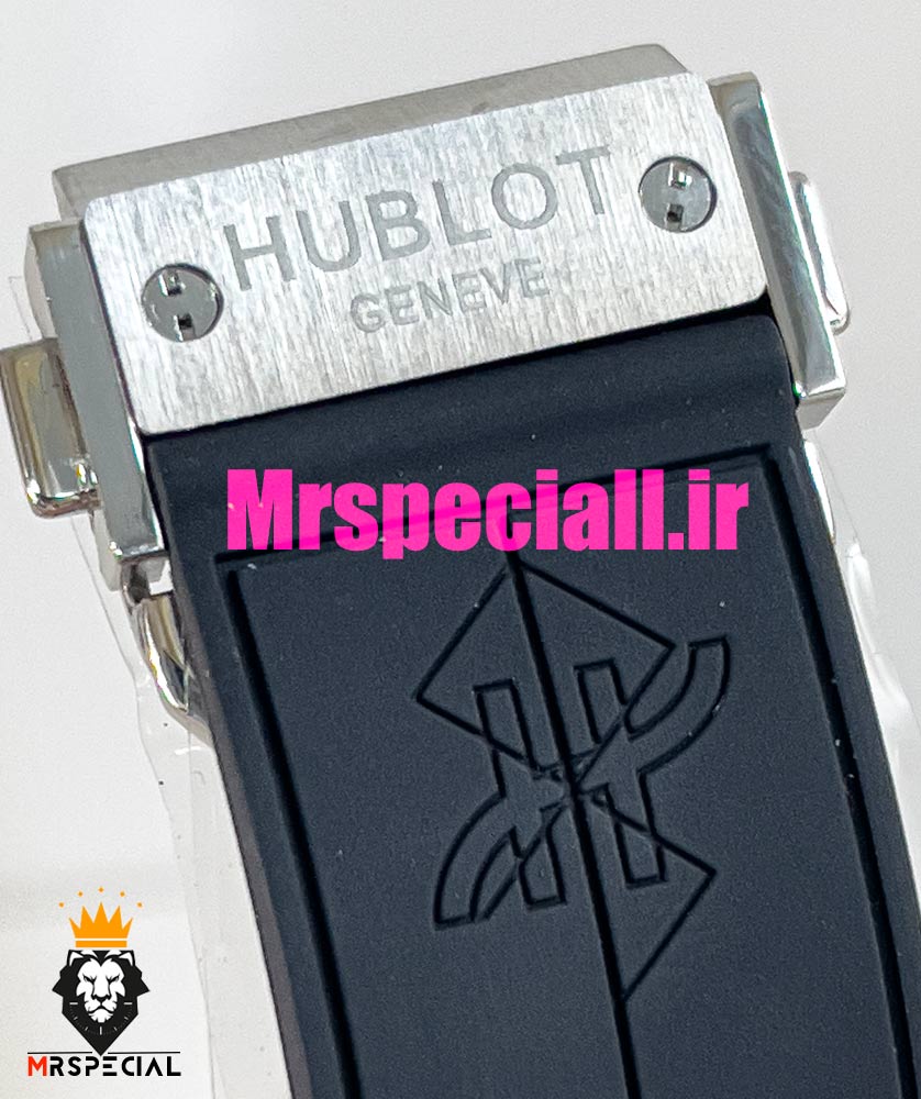ساعت مچی مردانه هابلوت کرنوگراف استیل بند رابر 01695 HUBLOT BIG BANG SANG BLEU