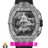 ساعت هابلوت مردانه کرنوگراف استیل بند رابر فول نگین 020904 HUBLOT BIG BANG Diamond