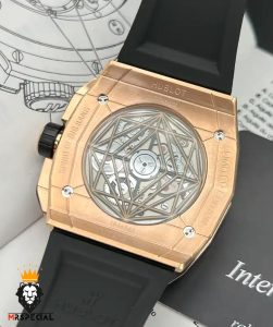 ساعت مچی مردانه هابلوت کرنوگراف رزگلد بند رابر 01694 HUBLOT BIG BANG SANG BLEU
