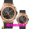 ساعت ست هابلوت مردانه و زنانه کرنوگراف رزگلد صفحه مشکی 6631 HUBLOT BIG BANG