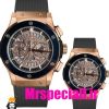 ساعت ست هابلوت مردانه و زنانه کرنوگراف رزگلد مشکی 0965 HUBLOT BIG BANG