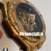 ساعت مچی مردانه هابلوت رزگلد فول نگین 020546 Hublot Unico Sang Bleu ll Diamonds