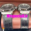 ساعت ست مردانه و زنانه هابلوت اتوماتیک بند مشکی قاب استیل صفحه مشکی HUBLOT BIG BANG 020675