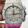ساعت هابلوت مردانه بیگ بنگ کرنوگراف بند رابر طوسی صفحه طوسی 020905 HUBLOT BIG BANG