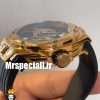 ساعت مچی مردانه هابلوت رزگلد فول نگین 020546 Hublot Unico Sang Bleu ll Diamonds