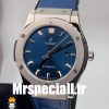 ساعت هابلوت مردانه اتوماتیک بند ابی قاب استیل صفحه ابی 020677 HUBLOT BIG BANG