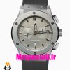 ساعت هابلوت مردانه بیگ بنگ کرنوگراف بند رابر طوسی صفحه طوسی 020905 HUBLOT BIG BANG