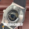 ساعت هابلوت مردانه اتوماتیک بند ابی قاب استیل صفحه ابی 020677 HUBLOT BIG BANG