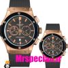 ساعت ست هابلوت مردانه و زنانه کرنوگراف مشکی رزگلد 6628 HUBLOT BIG BANG