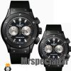 ساعت ست هابلوت مردانه و زنانه کرنوگراف مشکی صفحه مشکی 01652 HUBLOT BIG BANG
