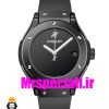 ساعت هابلوت مردانه اتوماتیک بند رابر مشکی قاب مشکی صفحه مشکی 01471 HUBLOT BIG BANG