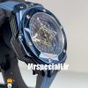 ساعت مچی مردانه هابلوت کهکشانی پشت شیشه ای HUBLOT Sang Bleu 020555