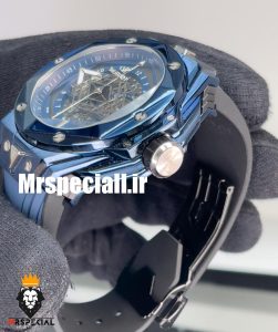 ساعت مچی مردانه هابلوت کهکشانی پشت شیشه ای HUBLOT Sang Bleu 020555