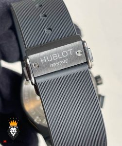 ساعت ست هابلوت مردانه و زنانه کرنوگراف مشکی صفحه اسکلتون 0962 HUBLOT BIG BANG