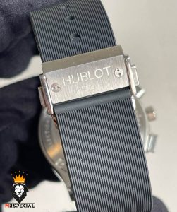 ساعت ست هابلوت مردانه و زنانه کرنوگراف استیل صفحه مشکی 01649 HUBLOT BIG BANG
