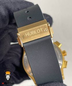 ساعت ست هابلوت مردانه و زنانه کرنوگراف طلایی صفحه اسکلتون 6629 HUBLOT BIG BANG