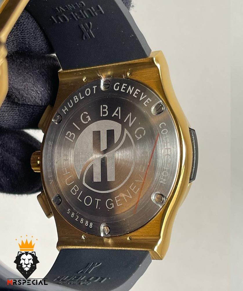 ساعت ست هابلوت مردانه و زنانه کرنوگراف طلایی صفحه اسکلتون 6629 HUBLOT BIG BANG